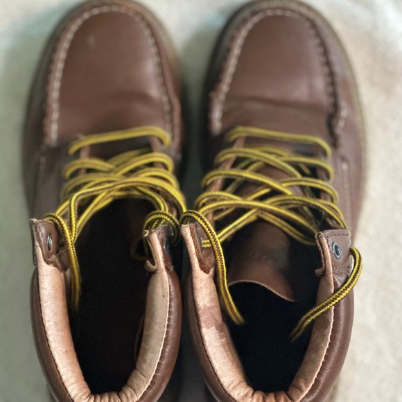 Tan/Brown Leather Dewalt Men's Steel Toed Boots - Picture 7 of 7
